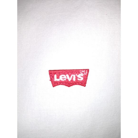 NWT Levi's Shirt Button Down Short Sleeve White M - Picture 7 of 11